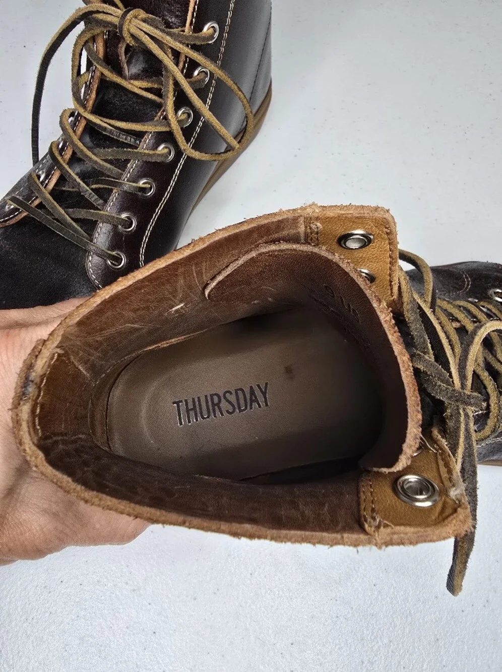 Thursday Boot Company Premier High Top Brown Heritage Leather Men's 9